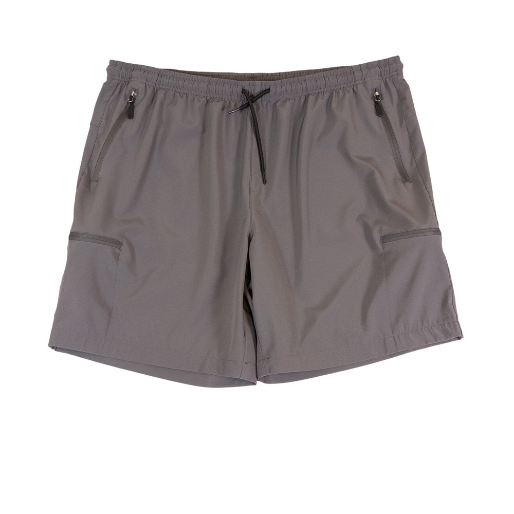 Santiny Mens XXXL Gray Quick Dry Elastic Waist Outdoor Cargo Hiking Shorts 3XL